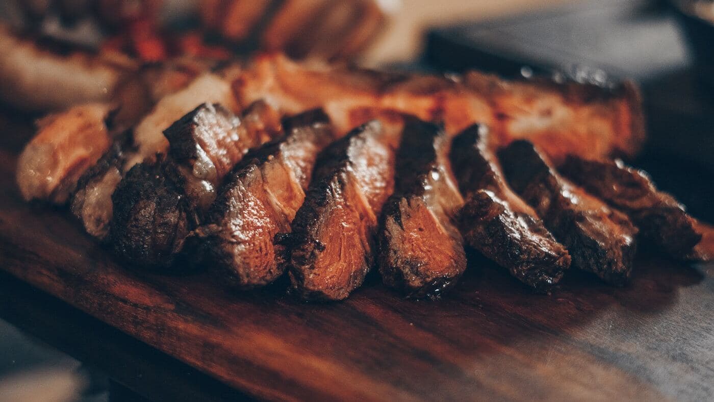 Fresh cuts on the butcher's block